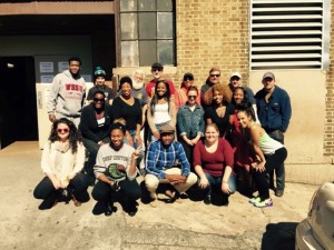 Die freiwilligen Helfer vom Yogazentrum in Atlanta