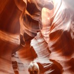 Steffi im Antelope Canyon