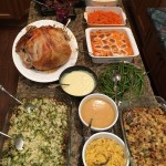 Abendessen an Thanksgiving