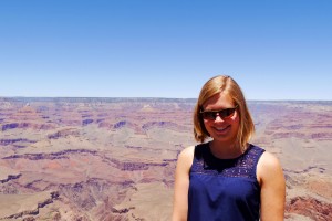 Johanna am Grand Canyon